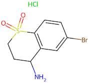 6-Bromo-1,1-dioxo-3,4-dihydro-2H-thiochromen-4-amine hydrochloride