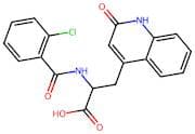 α-[(2-Chlorobenzoyl)amino]-1,2-dihydro-2-oxo-4-quinolinepropanoic acid