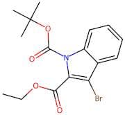 1-(Tert-butyl) 2-ethyl 3-bromo-1H-indole-1,2-dicarboxylate