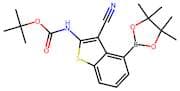 tert-Butyl (3-cyano-4-(4,4,5,5-tetramethyl-1,3,2-dioxaborolan-2-yl)benzo[b]thiophen-2-yl)carbamate