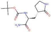 tert-Butyl ((S)-1-amino-1-oxo-3-((S)-2-oxopyrrolidin-3-yl)propan-2-yl)carbamate