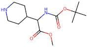 Methyl 2-((tert-butoxycarbonyl)amino)-2-(piperidin-4-yl)acetate
