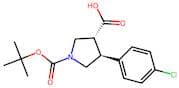 trans-1-Boc-4-(4-chlorophenyl)-pyrrolidine-3-carboxylic acid