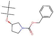 (R)-Benzyl 3-((tert-butyldimethylsilyl)oxy)pyrrolidine-1-carboxylate