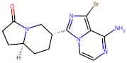 (6R,8aS)-6-(8-amino-1-bromoimidazo[1,5-a]pyrazin-3-yl)hexahydroindolizin-3(2H)-one