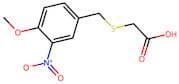 4-Methoxy-3-nitrobenzylthioacetic acid