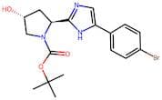 tert-Butyl (2S,4R)-2-(5-(4-bromophenyl)-1H-imidazol-2-yl)-4-hydroxypyrrolidine-1-carboxylate