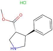(3R,4S)-rel-4-Phenyl-3-pyrrolidinecarboxylic acid methyl ester monohydrochloride