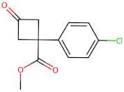 Methyl 1-(4-chlorophenyl)-3-oxocyclobutane-1-carboxylate