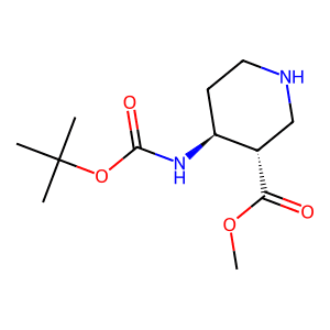Methyl (3S,4S)-4-((tert-butoxycarbonyl)amino)piperidine-3-carboxylate