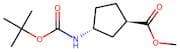 Methyl (1R,3R)-3-{[(tert-butoxy)carbonyl]amino}cyclopentane-1-carboxylate