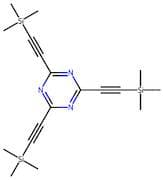 2,4,6-Tris((trimethylsilyl)ethynyl)-1,3,5-triazine