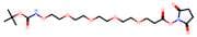 t-Boc-Aminooxy-PEG4-NHS ester