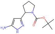 tert-Butyl 2-(5-amino-1H-pyrazol-3-yl)pyrrolidine-1-carboxylate