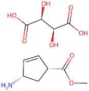 (2S,3S)-2,3-Dihydroxybutanedioic acid methyl (1R,4S)-4-aminocyclopent-2-ene-1-carboxylate