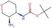tert-Butyl ((3R,4R)-3-aminotetrahydro-2H-pyran-4-yl)carbamate