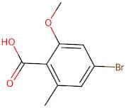 4-Bromo-2-methoxy-6-methylbenzoic acid