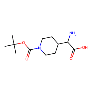 2-Amino-2-(1-(tert-Butoxycarbonyl)piperidin-4-yl)aceticacid