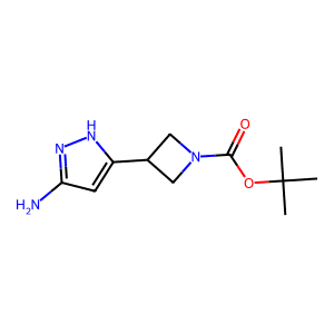 tert-Butyl 3-(3-amino-1H-pyrazol-5-yl)azetidine-1-carboxylate