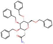 2-((2R,3R,4R,5R,6R)-3,4,5-tris(benzyloxy)-6-((benzyloxy)methyl)tetrahydro-2H-pyran-2-yl)acetamide