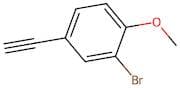 2-Bromo-4-ethynyl-1-methoxybenzene