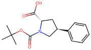 (2S,4S)-1-(tert-Butoxycarbonyl)-4-phenylpyrrolidine-2-carboxylic acid