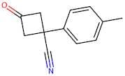 3-Oxo-1-(p-tolyl)cyclobutane-1-carbonitrile