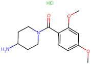 1-(2,4-Dimethoxybenzoyl)piperidin-4-amine hydrochloride