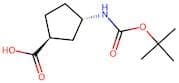 (1S,3S)-3-((tert-Butoxycarbonyl)amino)cyclopentanecarboxylic acid
