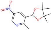 2-Methyl-5-nitro-3-(tetramethyl-1,3,2-dioxaborolan-2-yl)pyridine