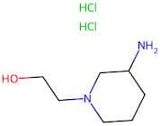 1-Piperidineethanol, 3-amino-, hydrochloride (1:2)