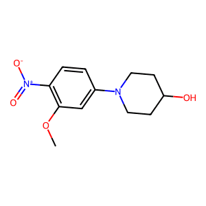 1-(3-Methoxy-4-nitrophenyl)piperidin-4-ol
