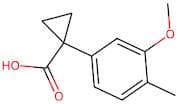 1-(3-Methoxy-4-methylphenyl)cyclopropane-1-carboxylic acid