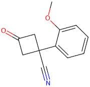 1-(2-Methoxyphenyl)-3-oxocyclobutane-1-carbonitrile