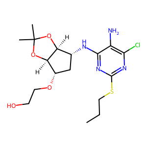 2-(((3aR,4S,6R,6aS)-6-((5-Amino-6-chloro-2-(propylthio)pyrimidin-4-yl)amino)-2,2-dimethyltetrahydr…