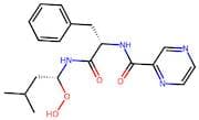 N-[(1S)-2-[[(1R)-1-Hydroperoxy-3-methylbutyl]amino]-2-oxo-1-(phenylmethyl)ethyl]-2-pyrazinecarboxa…