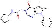N-Cyclopentyl-2-(5,6-dimethyl-4-oxo-7-phenyl-4,7-dihydro-3H-pyrrolo[2,3-d]pyrimidin-3-yl)acetamide