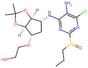 2-(((3aR,4S,6R,6aS)-6-((5-amino-6-chloro-2-(propylsulfinyl)pyrimidin-4-yl)amino)-2,2-dimethyltetra…