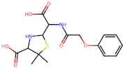 2-(Carboxy(2-phenoxyacetamido)methyl)-5,5-dimethylthiazolidine-4-carboxylic acid (Penicillin Impur…