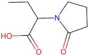 2-(2-Oxopyrrolidin-1-yl)butanoic acid (Levetiracetam Impurity)