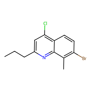7-Bromo-4-chloro-8-methyl-2-propylquinoline