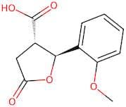 trans-2-(2-Methoxyphenyl)-5-oxotetrahydrofuran-3-carboxylic acid