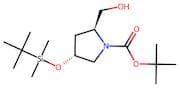tert-Butyl (2S,4R)-4-((tert-butyldimethylsilyl)oxy)-2-(hydroxymethyl)pyrrolidine-1-carboxylate