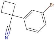 1-(3-Bromophenyl)cyclobutane-1-carbonitrile