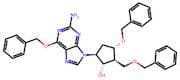(1S,2S,3S,5S)-5-(2-Amino-6-(benzyloxy)-9H-purin-9-yl)-3-(benzyloxy)-2-(benzyloxymethyl)cyclopentan…