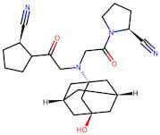 (2S)-1-(2-((2-((2R)-2-cyanocyclopentyl)-2-oxoethyl)((1r,3R,5R,7S)-3-hydroxyadamantan-1-yl)amino)ac…