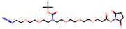 N-(Azido-PEG2)-N-Boc-PEG3-NHS ester