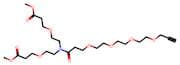 N-(Propargyl-PEG4-carbonyl)-N-bis(PEG1-methyl ester)