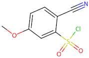 2-Cyano-5-methoxybenzene-1-sulfonyl chloride