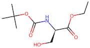 (R)-Ethyl 2-((tert-butoxycarbonyl)amino)-3-hydroxypropanoate
